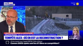 Le député Philippe Pradal aborde la reconstruction après la tempête Alex