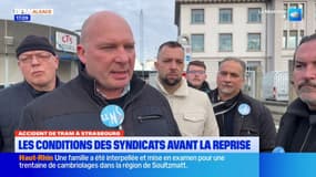 Accident de tramways à Strasbourg: les syndicats posent des conditions avant la reprise de leur activité