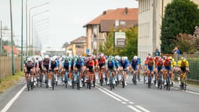 Le peloton lors de la 3e étape de la Vuelta, le 25 août 2025.