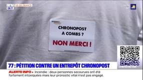 Seine-et-Marne: 3000 signatures contre l'installation d'un entrepôt Chronopost à Combs-la-Ville