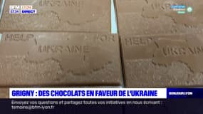 Grigny: une chocolaterie fabrique et vend des tablettes en faveur de l'Ukraine