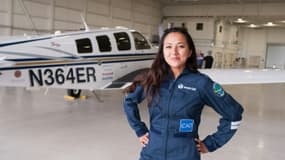 La jeune pilote afghane Shaesta Waiz a fait escale lundi à Montréal au tout début de son tour du monde en solitaire avec l'objectif de sensibiliser les femmes aux métiers de l'aéronautique, encore trop largement masculins.