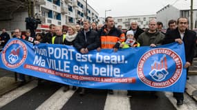 La dernière manifestation des commerçants à Calais, le 24 janvier dernier. 