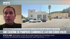 Cambriolage à la caserne de pompiers de Hyères: Mickaël Maunoir, membre du conseil d’administration de la Fédération des sapeurs-pompiers de France, dénonce "des faits d'une gravité exceptionnelle"