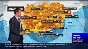 Météo Var: la douceur et le soleil résistent au premier jour de l'automne, jusqu'à 25°C attendus à Draguignan 