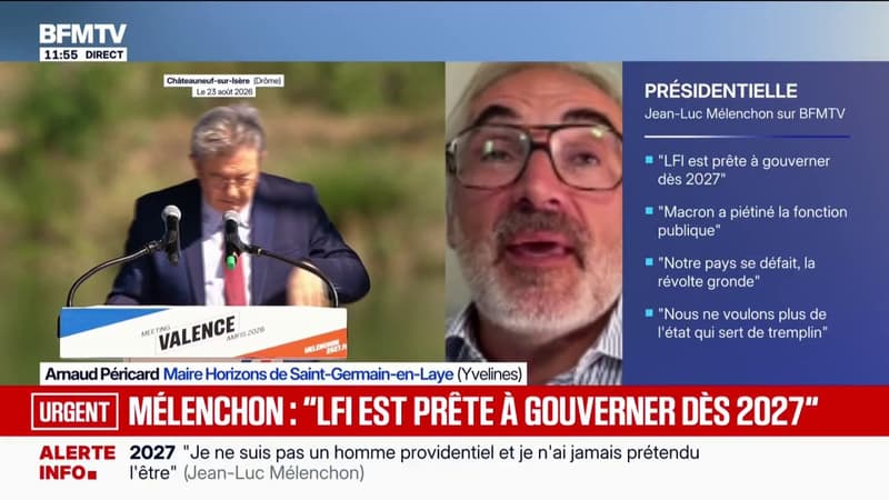 Discours de Jean-Luc Mélenchon: "J'y ai vu une tartuferie", déclare Arnaud Péricard, maire Horizons de Saint-Germain-en-Laye