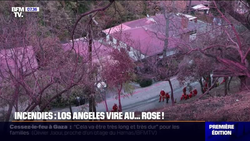 Incendies à Los Angeles: un produit retardateur recouvre les maisons et inquiète certains habitants