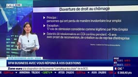 BFM Business avec vous: Ouverture de droit au chômage - 06/05