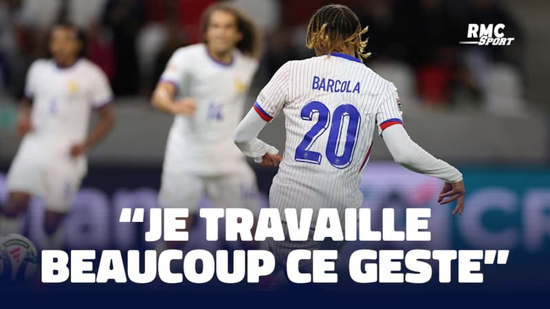 Israël 1-4 France : "Quand j'ouvre mon pied comme ça, c'est souvent but", confie Barcola