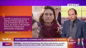 Oudéa-Castéra a échangé avec l'ancienne prof de son fils