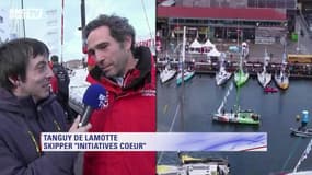 Transat Jacques Vabre – L’émotion des skippers au moment du départ