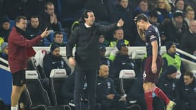 Unai Emery et Laurent Koscielny.