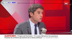 Dégradation de la notation financière de la France: "Je ne cède ni au pessimisme, ni au fatalisme", affirme Gabriel Attal