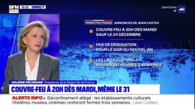 "J'ai une pensée extrêmement triste pour tous les lieux de culture qui s'apprêtaient à rouvrir", assure Valérie Pécresse