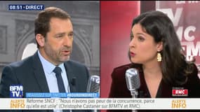 Christophe Castaner face à Apolline de Malherbe en direct