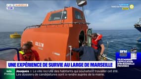 Une expérience de survie au large de Marseille