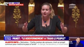 Mathilde Panot (LFI) à propos d'Emmanuel Macron: "L'artisan de ce chaos est porté disparu"