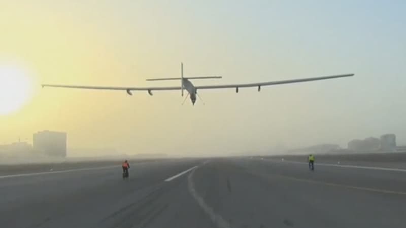 L'avion Solar Impulse 2 a décollé de l'aéroport d'Al-Bateen, à Abou Dhabi.