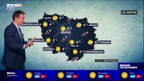 Météo Paris-Île-de-France: du gel et du soleil ce mardi, jusqu'à 2°C à Paris et Meaux