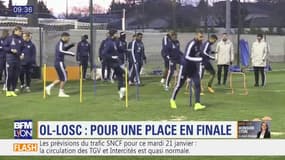 Coupe de Ligue: l'OL veut décrocher sa place en finale face au Losc