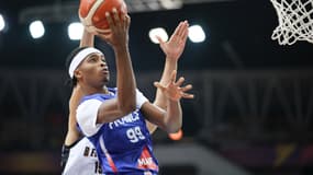 Bilal Coulibaly lors du match de l'Eurobasket entre la France et la Belgique - le 28/08/2025