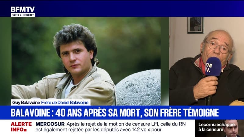 "J'ai l'impression que c'était hier, j'y pense tous les jours", l'hommage de Guy à son frère Daniel Balavoine, 40 ans après sa mort