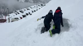 La neige est tombée dans le Queyras ce mercredi 28 février.