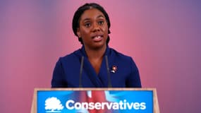 Kemi Badenoch ce samedi 2 novembre 2024 à Londres, au Royaume-Uni.