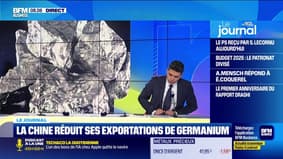 La Chine réduit ses exportations de germanium