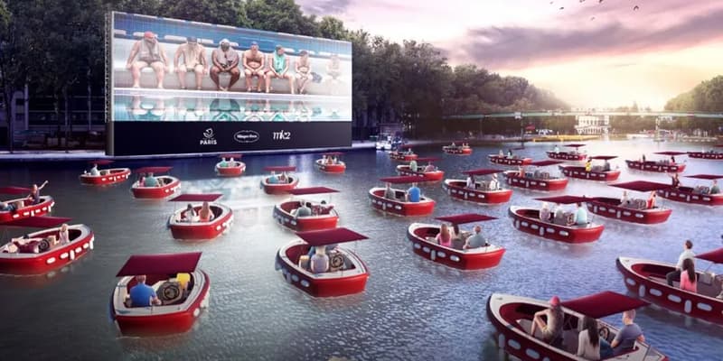 Une séance de cinéma sur l'eau au bassin de la Villette organisée le 18 juillet.