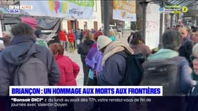 Briançon: un hommage aux morts aux frontières