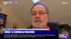 Le médecin généraliste Pierre-Louis Druais appelle ceux qui ont des stocks de masques FFP2 à "les donner dans les pharmacies, dans les hôpitaux"