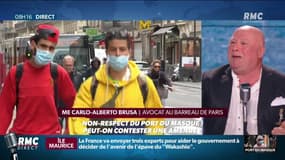 "Nous sommes en train de tuer la liberté": un avocat, conteste l'obligation du port du masque