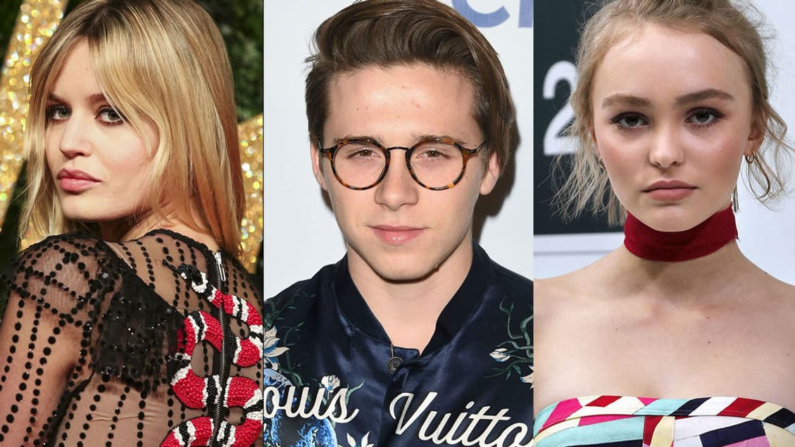 Georgia May Jagger, Brooklyn Beckham et Lilly-Rose Depp Georgia May Jagger, Brooklyn Beckham et Lilly-Rose Depp