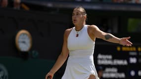 Aryna Sabalenka le 10 juillet 2025 à Wimbledon 