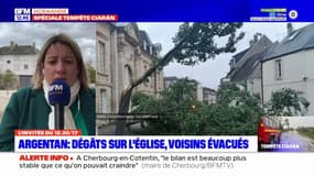 Tempête Ciaran: l'église d'Argentan touchée, l'édifice fermé "jusqu'à étaiement"