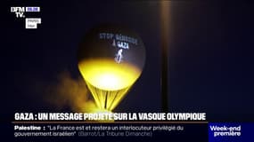 "Stop au génocide à Gaza": un message projeté sur la vasque olympique à l'occasion des un an des JO de Paris