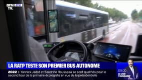 La RATP expérimente son premier bus autonome