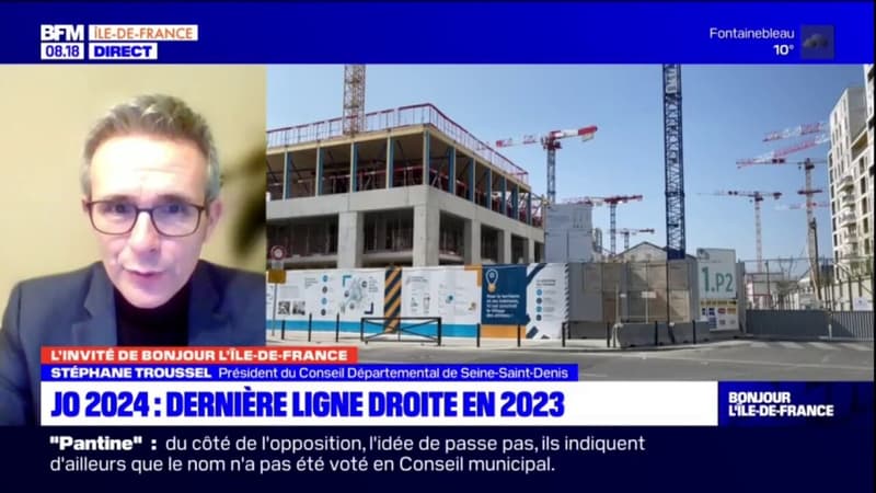 JO 2024: Stéphane Troussel fait le point sur les chantiers et l'organisation des épreuves en Seine-Saint-Denis