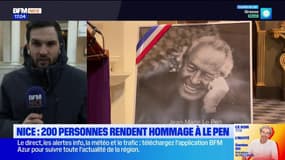 Nice: 200 personnes réunies pour rendre hommage à Jean-Marie Le Pen
