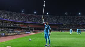 Neymar, le 4 août 2025 avec Santos