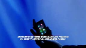 Samsung dévoile son téléphone pliable
