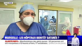 Marseille: le nombre de patients Covid-19 a doublé en une semaine à l'hôpital de La Timone