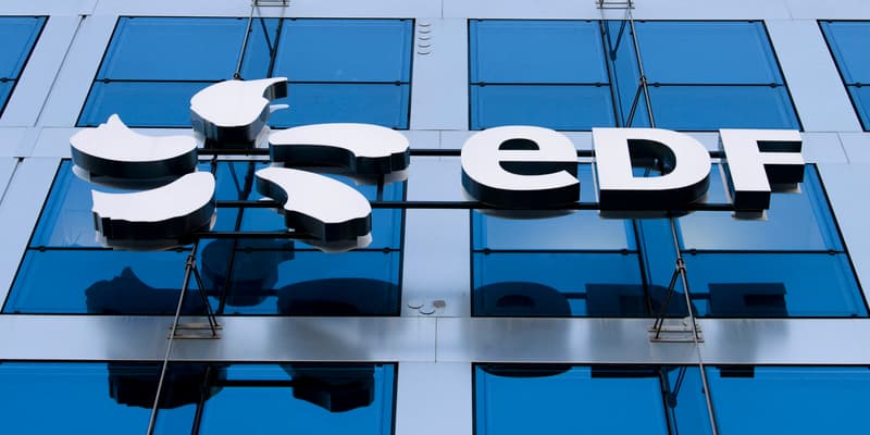 Le logo d'EDF