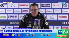 Ligue 1: le Racing va pouvoir compter sur Emegha, son buteur providentiel, contre Montpellier