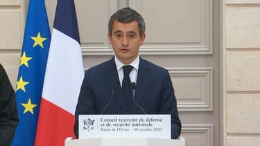 Gérald Darmanin, le 30 octobre 2020.
