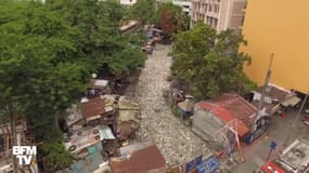 Aux Philippines, une rivière asphyxiée par le plastique