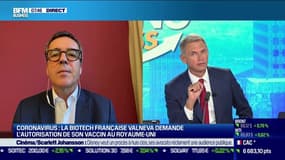 Franck Grimaud (Directeur Général de Valneva): "On espère un vaccin dont l'efficacité est supérieure à 80%"