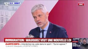 Présidence des Républicains: "Je ne veux pas d'un duel avec Bruno Retailleau, je veux un duo", assure Laurent Wauquiez