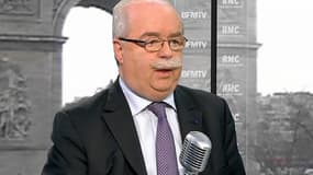 Christophe de Margerie, PDG de Total, ce vendredi sur RMC et BFMTV